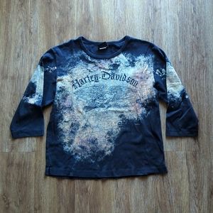 Harley-Davidson 3/4 Sleeve Top Vintage 2005 Size Large